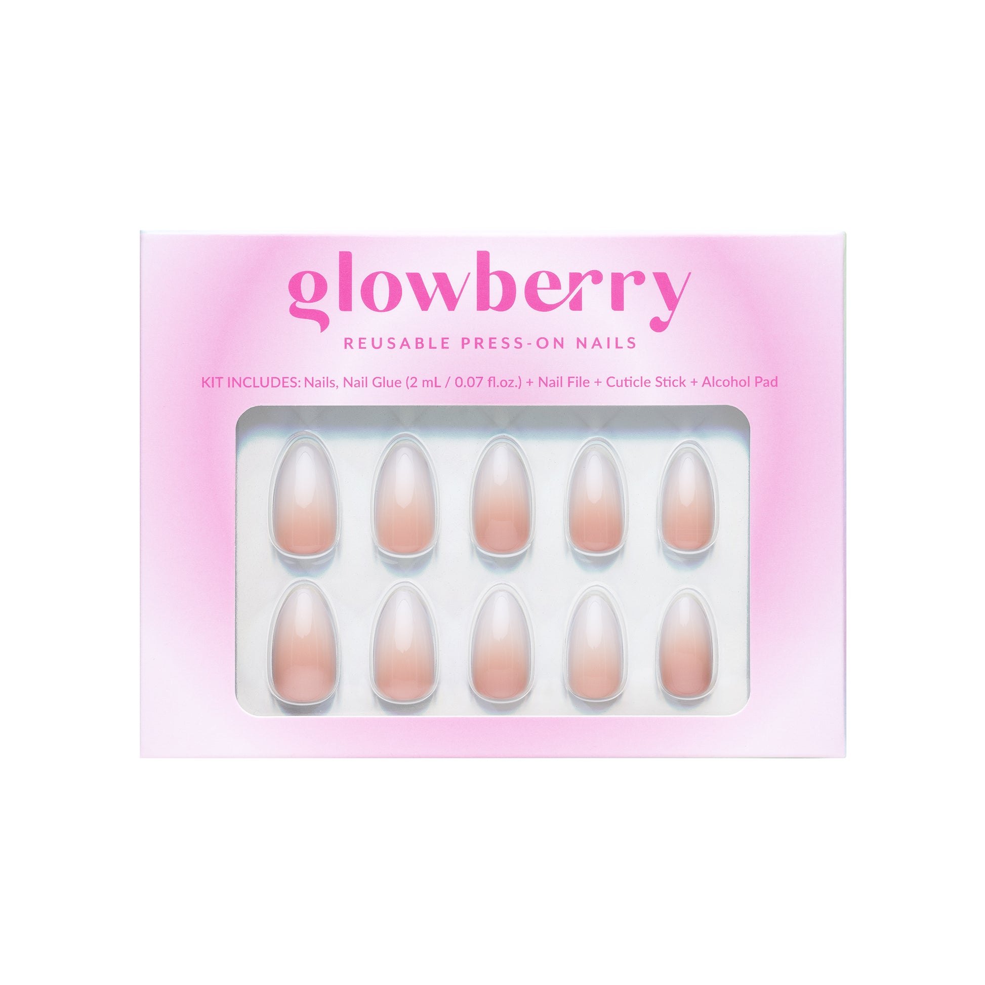 Glowberry kvaliteetsed korduvkasutatavad press-on küüned ombre stiilis!!