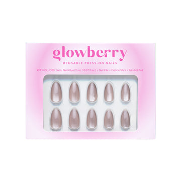 Glowberry kvaliteetsed korduvkasutatavad press-on küüned kuldset värvi!