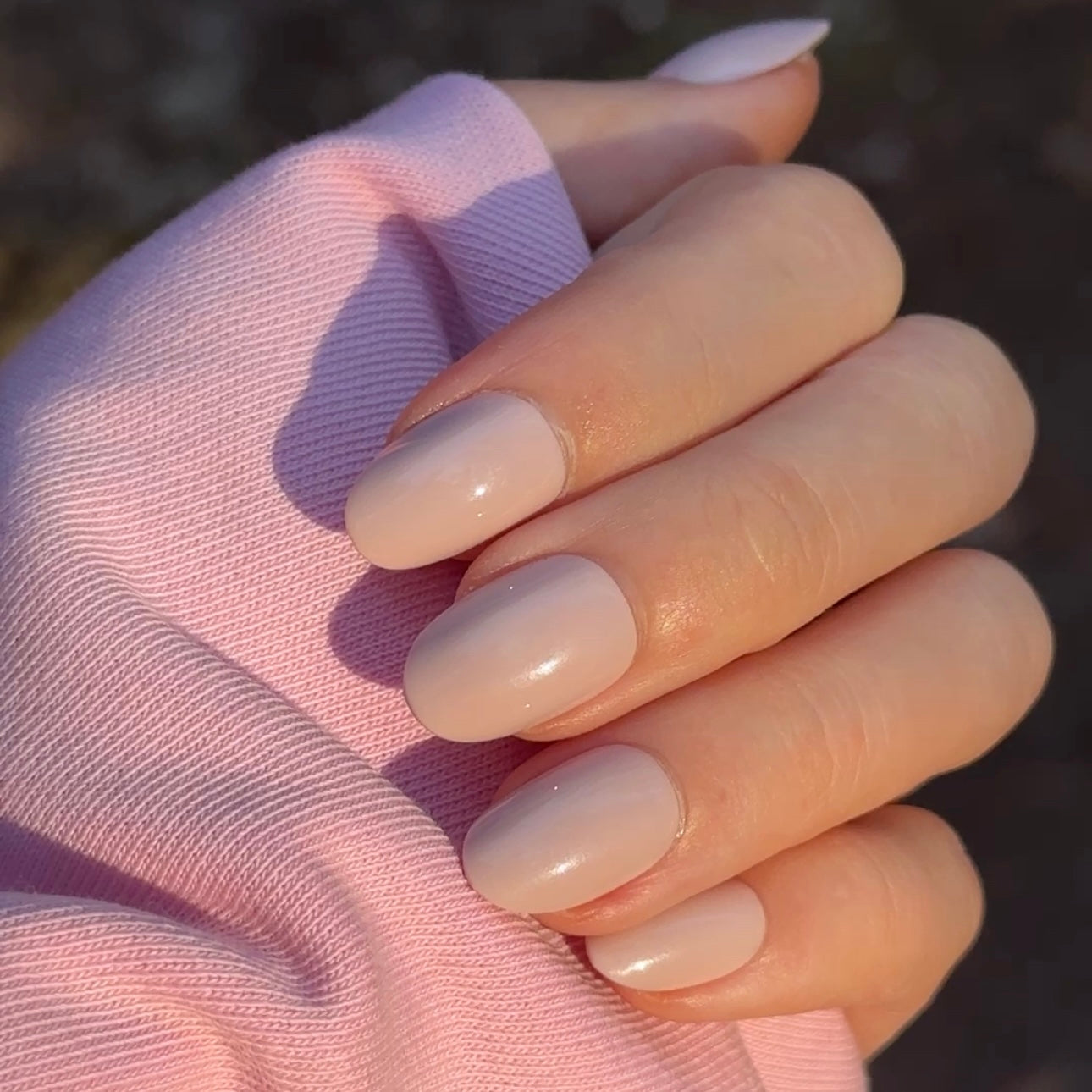 Reusable press-on nails nude
