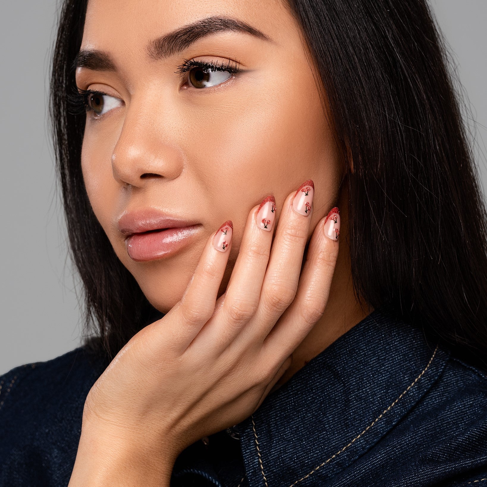 Glowberry kvaliteetsed korduvkasutatavad press-on küüned kirssidega!