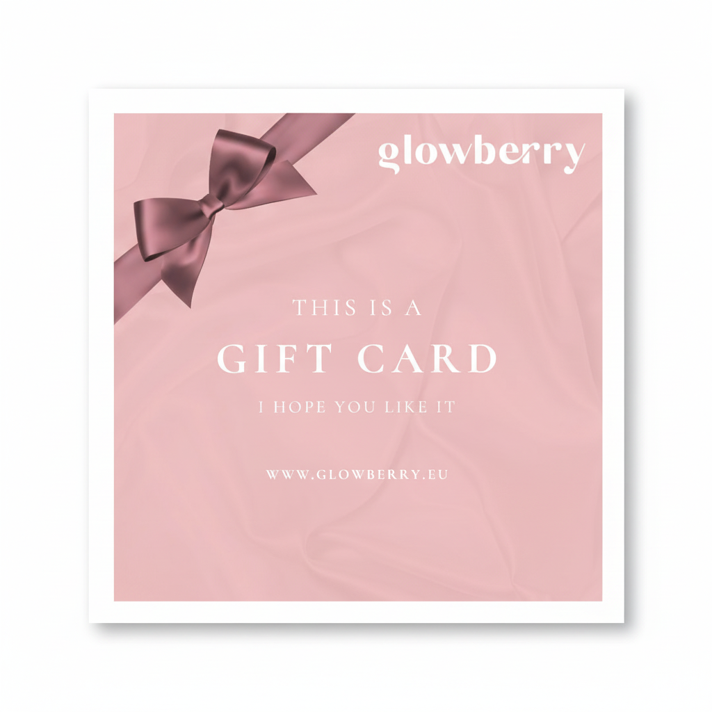 Gift card with white border